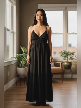 magaschoni cotton gauze dress Magaschoni Organic Cotton Gauze Maxi Dress M
